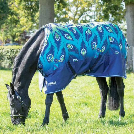 Shires Mini Highlander Turnout Sheet in Lime Peacock
