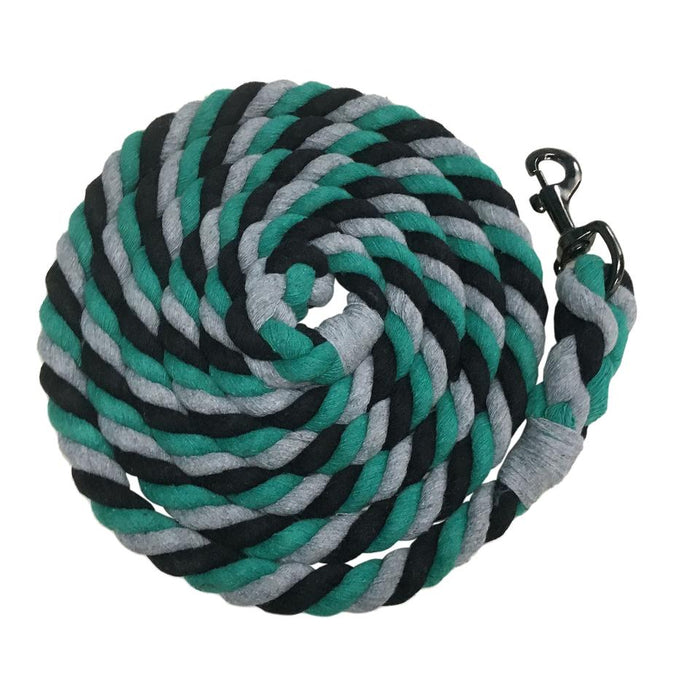 Kensington 10' Heavy Cotton Tri-Colored Lead Rope