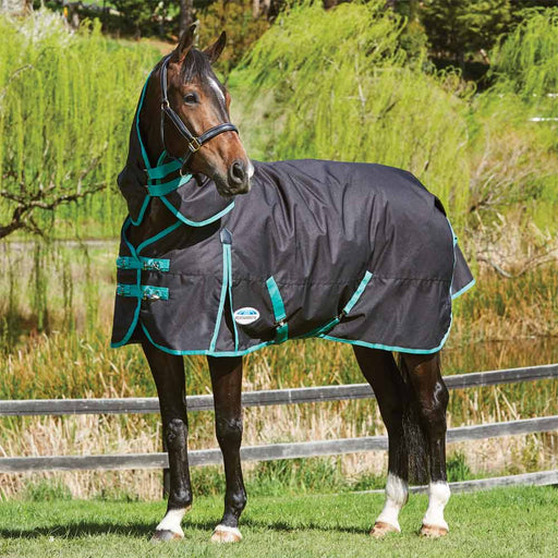 WeatherBeeta Green-Tec 900 Denier Detach-A-Neck Turnout Horse Blanket