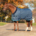 Rhino Vari-Layer Stable Blanket (400g Heavy) - Navy Check with Teal Trim