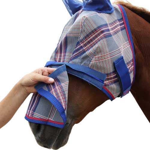 Kensington Fly Mask with Ears and Removable Nose