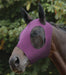 Weatherbeeta Stretch Bug Eye Saver With Ears - Purple with Black Trim