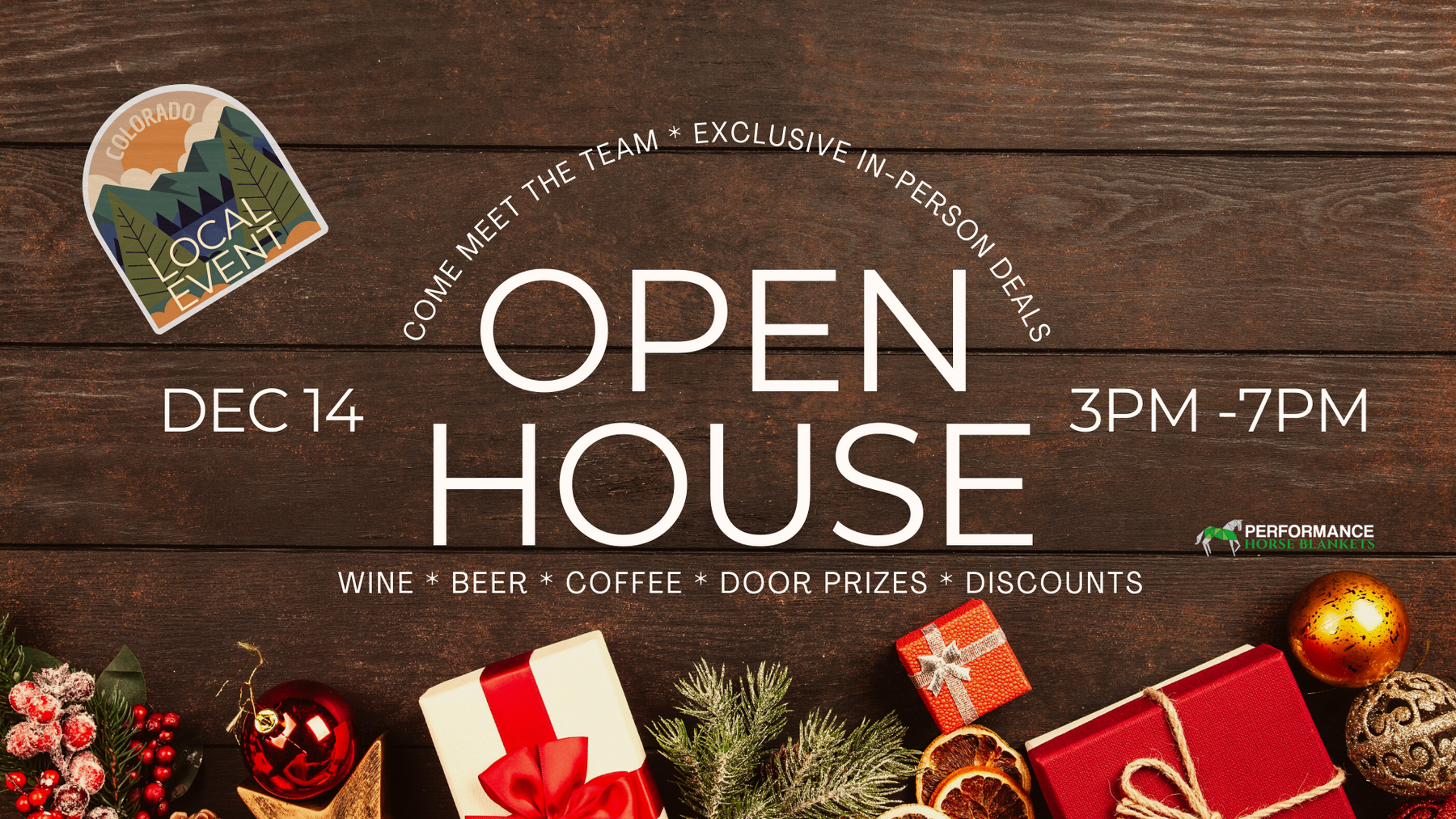 Open House - December 14!