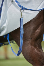 WeatherBeeta ComFiTec Airflow II Standard Neck Fly Sheet (No Fill) - Close-up of leg strap