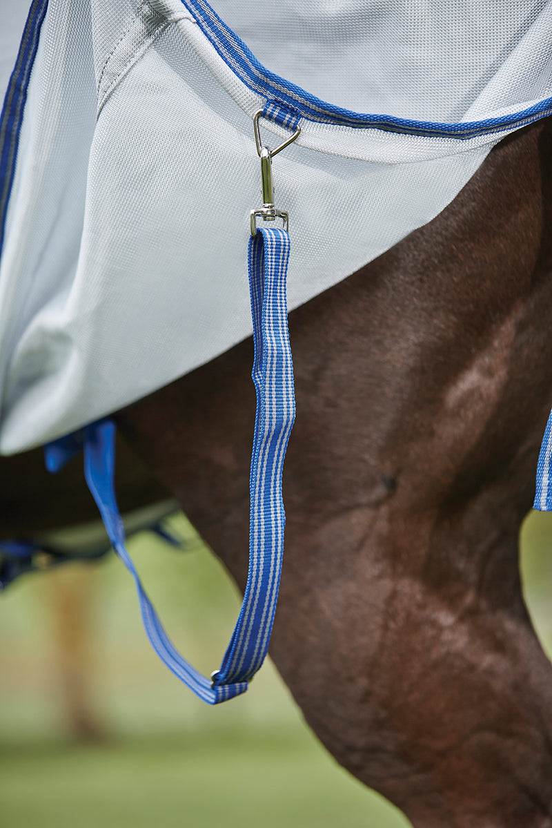 WeatherBeeta ComFiTec Airflow II Standard Neck Fly Sheet (No Fill) - Close-up of leg strap