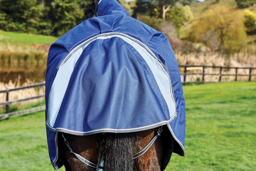 WeatherBeeta ComFiTec Premier Free II Detach-A-Neck Turnout Blanket (220g Medium) - Tail Flap