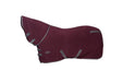 WeatherBeeta Anti-Static Combo Neck Fleece Cooler (No Fill) in Maroon with Grey/White Trim on White Background