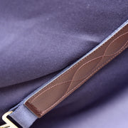 Shires Deluxe Stable Sheet (No Fill) in Navy - Closeup of buckles