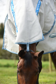 WeatherBeeta ComFiTec Hexi Shield Combo Neck Fly Sheet (No Fill + Hood) - Head loop