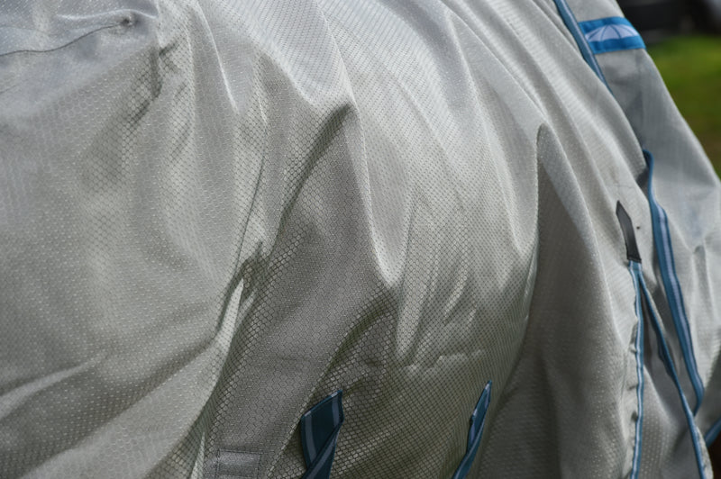 WeatherBeeta ComFiTec Hexi Shield Combo Neck Fly Sheet (No Fill + Hood) - Outer mesh