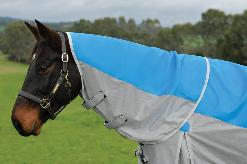 WeatherBeeta ComFiTec Dual Shield Detach-A-Neck Neck Summer Sheet (No Fill + Waterproof) - Detachable neck cover