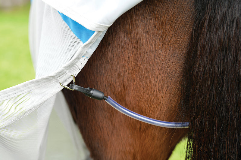 WeatherBeeta ComFiTec Dual Shield Detach-A-Neck Neck Summer Sheet (No Fill + Waterproof) - Tail cord attachment