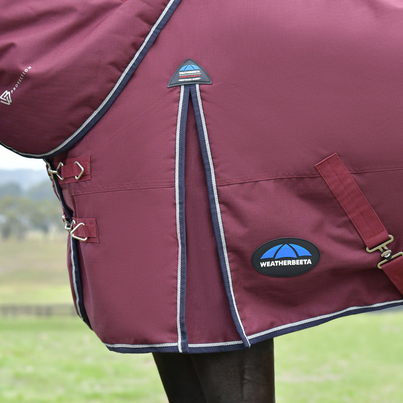 image_addtnl_3 - Burgundy/Navy - WeatherBeeta ComFiTec Essential Turnout Detach-A-Neck 220G - .jpg