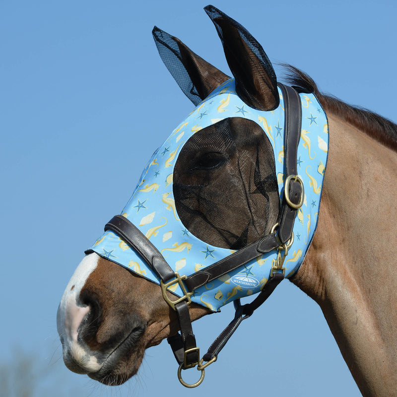 image_main - Seahorse Print - WeatherBeeta Stretch Bug Eye Saver with Ears - .jpg