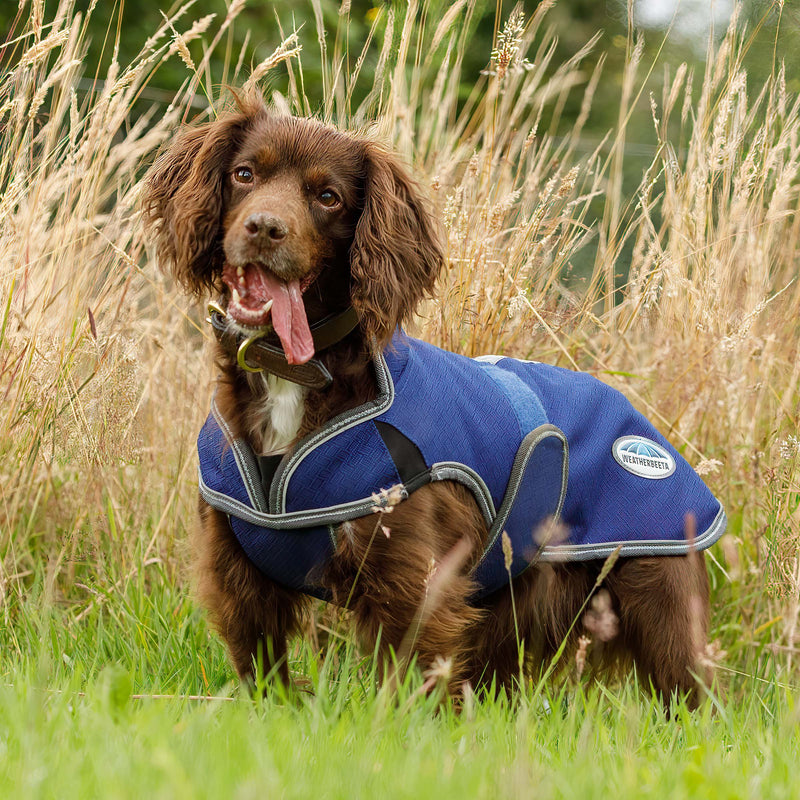 image_main - Dark Blue/Grey/White - WeatherBeeta ComFiTec Premier Free Parka Deluxe Dog Coat Medium - .jpg