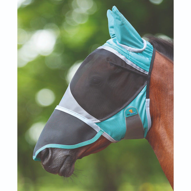 FlyGuard Pro Deluxe Fly Mask With Ears And Nose
