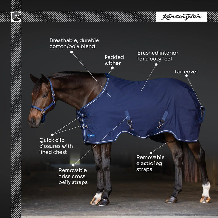 Kensington Equine Horse Poly Cotton Day Sheet|Breathable Stable Sheet Infographic