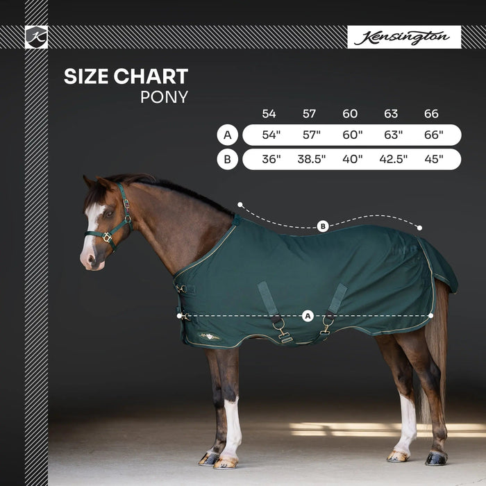 Pony Poly Cotton Day Sheet - Breathable Stable Sheet Kensington Protective