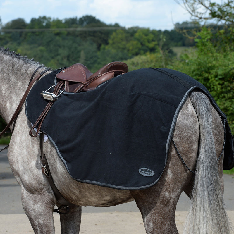 image_addtnl_1 - Black/Silver - WeatherBeeta Anti Static Fleece Quarter Sheet - .jpg
