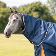 Shires Highlander Plus Turnout Neck Cover (0g Lite) in Navy