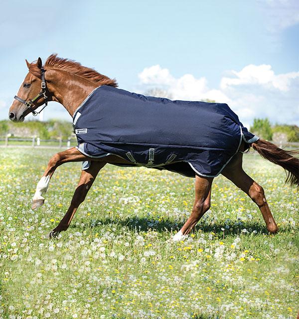 Rambo Original Turnout Blanket With Leg Arches (200g Medium)