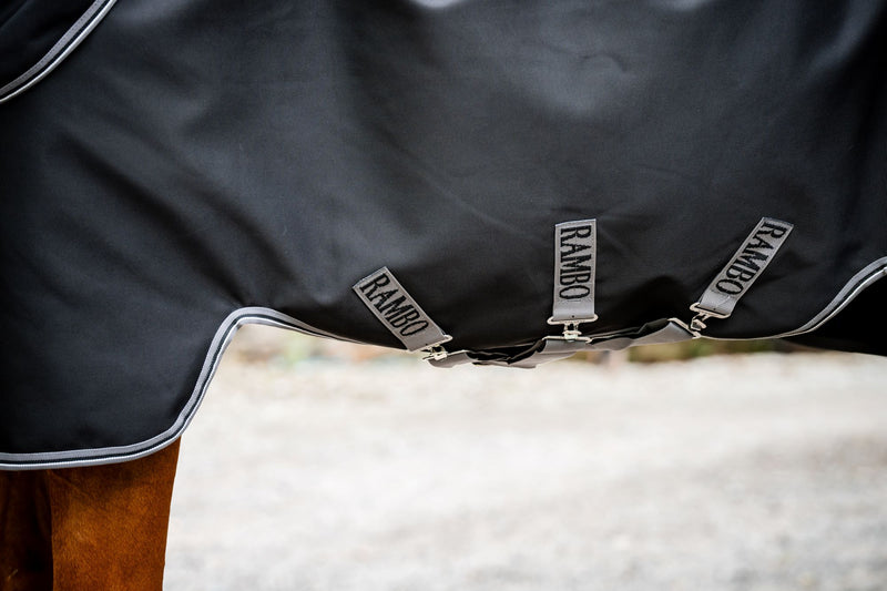 Rambo 1680D Plus Turnout Blanket (Vari-Layer 250g Medium + Hood)