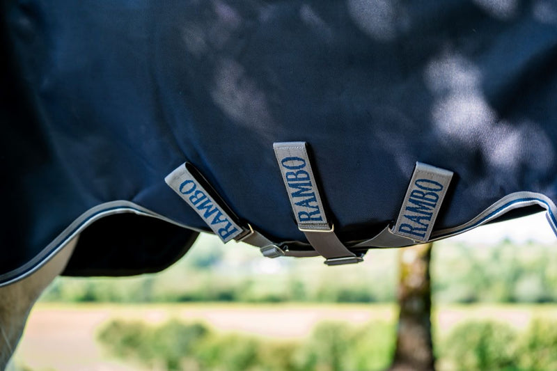 Rambo 1680D Plus Turnout Blanket (Vari-Layer 450g Heavy + Hood)