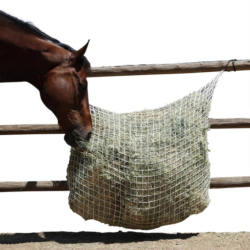 Freedom Feeder Extended Day Net - Slow Feed Hay Net - 2 String Bale - 3 Size Mesh Options Freedom Feeder