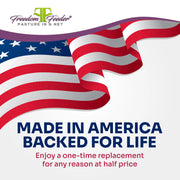 Freedom Feeder Day Net - Slow Feed Hay Net - 4 Flake - 3 Size Mesh Options Freedom Feeder