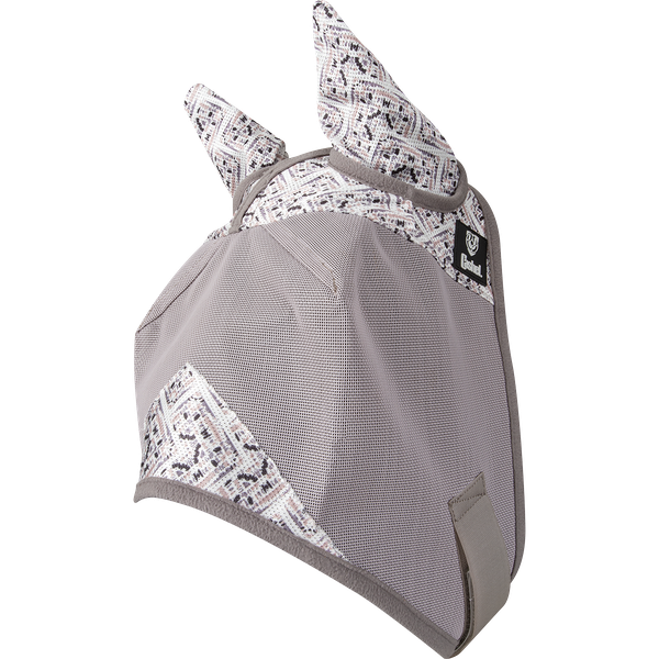 Cashel Crusader Designer Fly Mask (Standard With Ears) in Tundra - Fly mask on transparent background