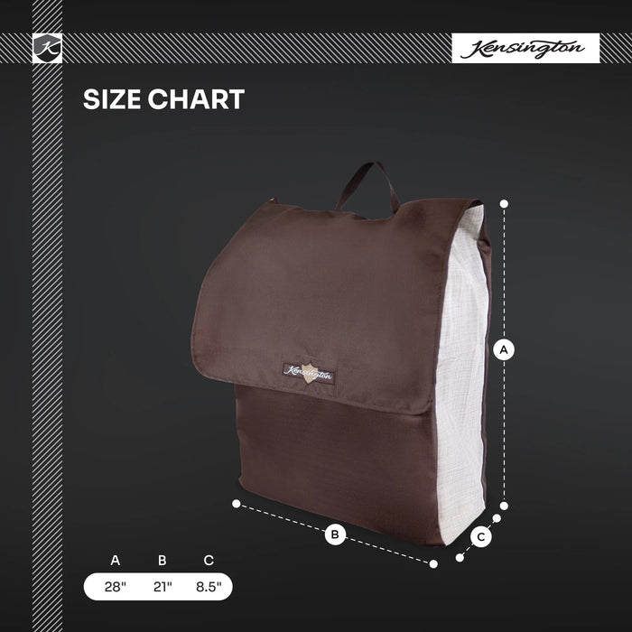 Stall Front Blanket Storage Bag - Durable, Breathable, Fits up to 2 Turnouts Kensington Protective Products