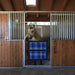 Kensington Equine Horse Stall Door Guard | More Secure Stall Guard In Kentucky Blue Plaid