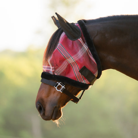 Kensington Fly Mask (With Fleece + Soft Mesh Ears + Forelock Opening)