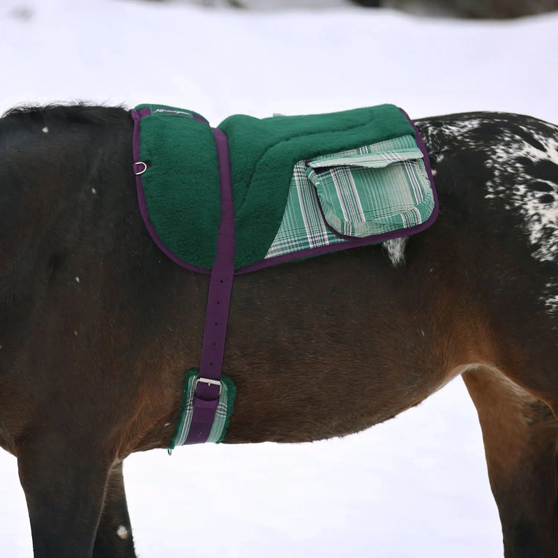 Plush Fleece Bareback Pad with Pockets - Comfort & Convenience Kensington Protective Products