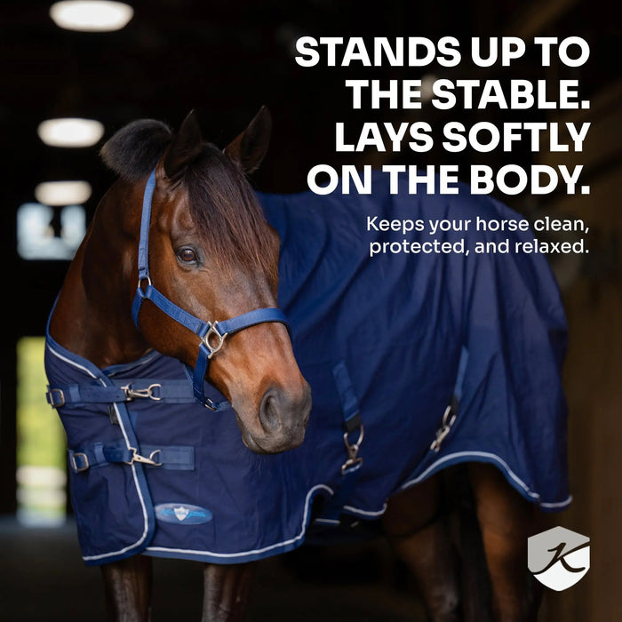 Kensington Equine Mini Poly Cotton Day Sheet | Breathable Stable Sheet Feature 1
