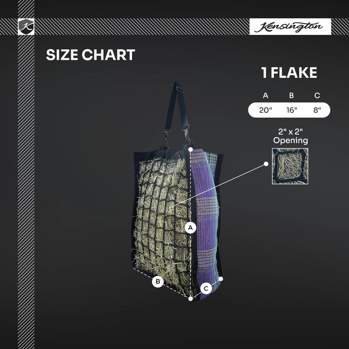 Slow Feed Hay Bag - 1 Flake Capacity Kensington Protective Products