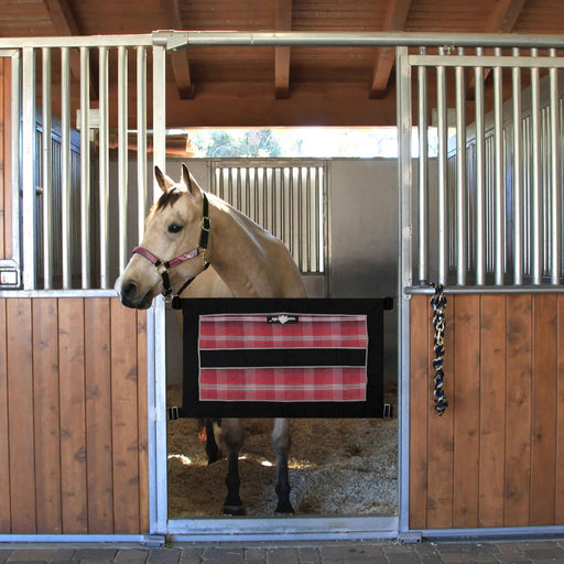Kensington Equine Stall Guard | Durable Nylon + Breathable Mesh in Merlot
