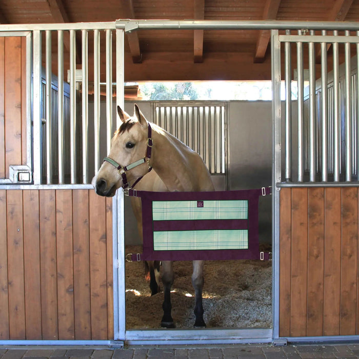 Kensington Equine Stall Guard | Durable Nylon + Breathable Mesh In Imperial Jade