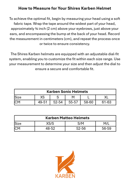 Karben Sonic Alessa Standard Peak Riding Helmet