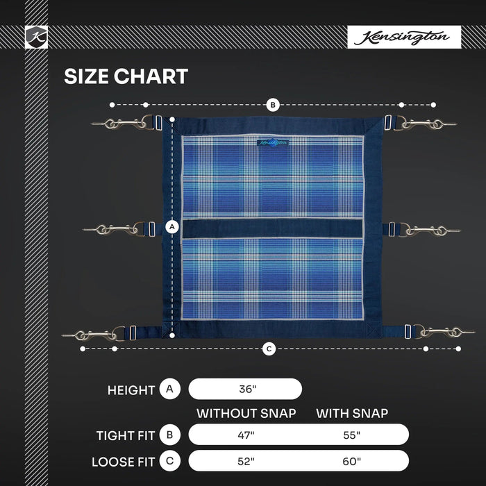 Kensington Equine Horse Stall Door Guard | More Secure Stall Guard Size Chart