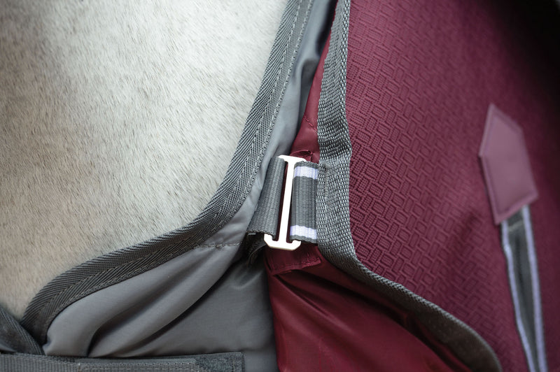 WeatherBeeta ComFiTec Plus Dynamic II Detach-A-Neck Turnout Blanket (220g Medium) - Liner Attachment