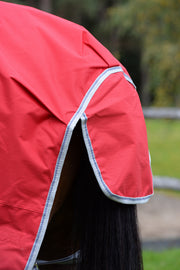 WeatherBeeta ComFiTec Classic Combo Neck Turnout Blanket (220g Medium) - Tail Flap
