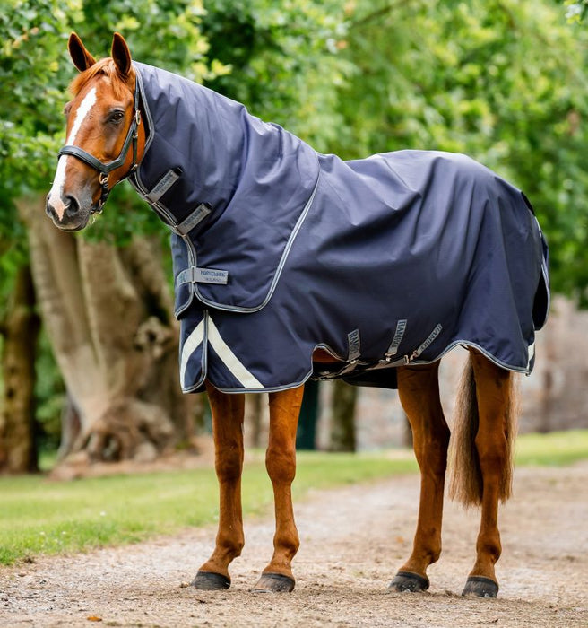 Rambo Duo Ripstop Plus Turnout Blanket Bundle (100g Medium-Lite Turnout, 100g Liner, 200 Liner, Hood)