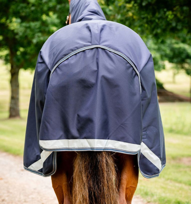 Rambo Duo Ripstop Plus Turnout Blanket Bundle (100g Medium-Lite Turnout, 100g Liner, 200 Liner, Hood)