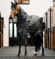 Horseware Easy-Layer Stable (200g) in Black (Silver Trim)