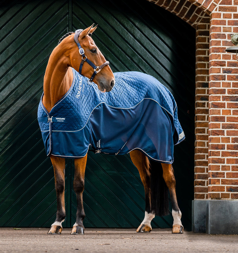 Horseware Signature Travel Series Sheet (50g Medium-Light) in Navy