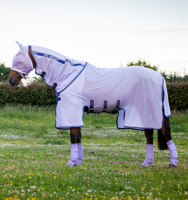 Amigo Bug Buster Fly Sheet (No Fill + Hood) in Lavender