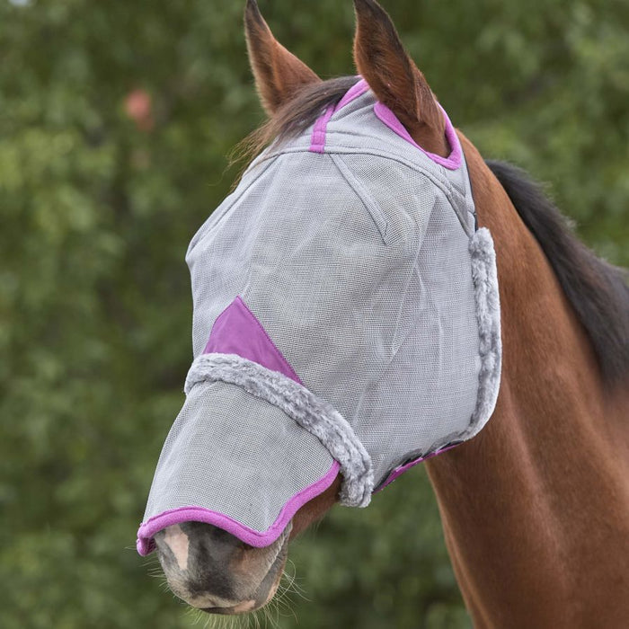 WeatherBeeta ComFiTec Deluxe Durable Mesh Fly Mask With Nose