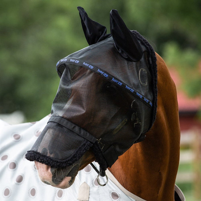 Horze Wire-Framed Fly Mask With Ears And Nose