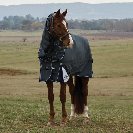 image_main - Charcoal - WeatherBeeta ComFiTec Ultra Turnout Detach-A-Neck 220g - .jpg